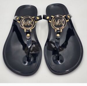 🌸Michael Kors Black Jelly Sandals for Women‎